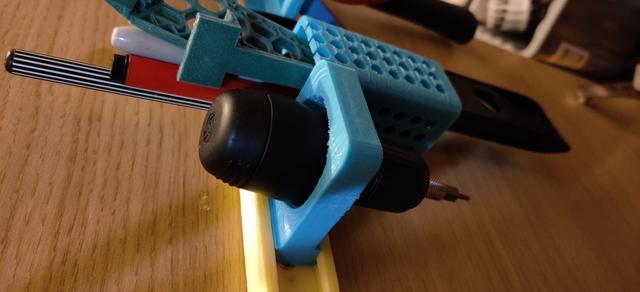 Modular Tool Rail System - LTT Screwdriver Holder 3D model thumbnail