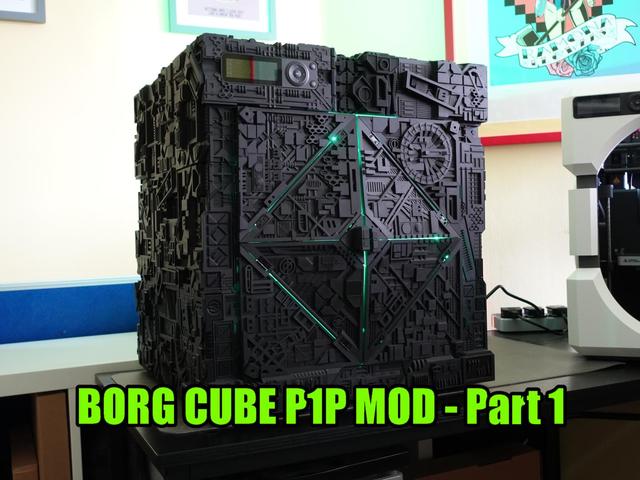 Part 1 - Borg Cube P1P Mod 3D model thumbnail