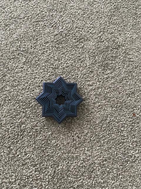 Fractal Fidget Star 3D model thumbnail