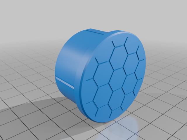 Vent Plug for Knock Off Flow Hive 3D model thumbnail