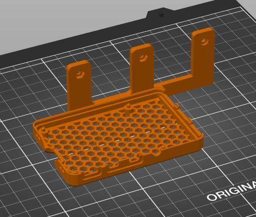 Modification to raise the PRi4 base mount 3D model thumbnail