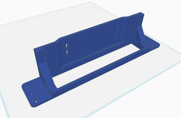 10" Forward or Reverse Rackmount for HP EliteDesk/ProDesk G1, G2, G3 - Short Version 3D model thumbnail