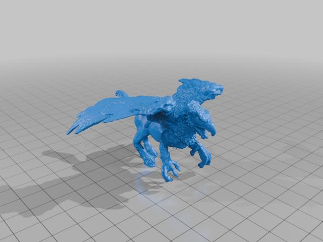 Hippogriff 3D model thumbnail