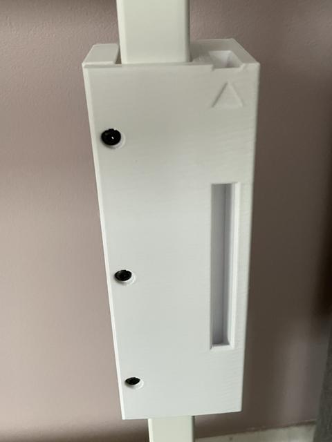 RepRack Holder for IKEA desk ALEX 3D model thumbnail