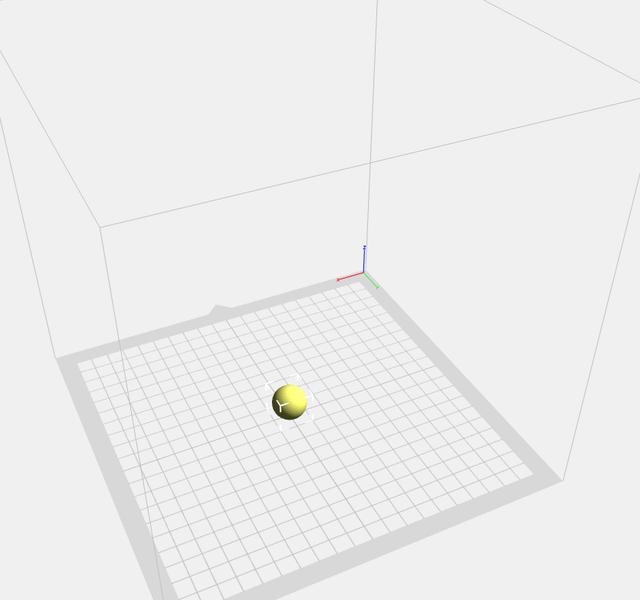 Test ball 3D model thumbnail