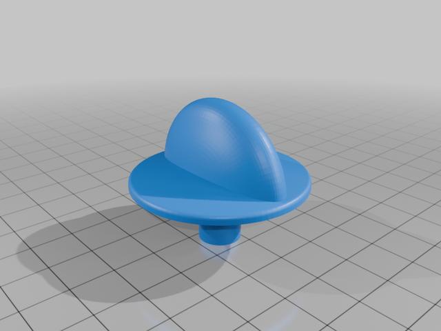 Mikro button 3D model thumbnail