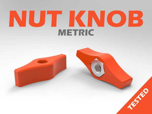 NUT KNOB - (Tested) 3D model thumbnail