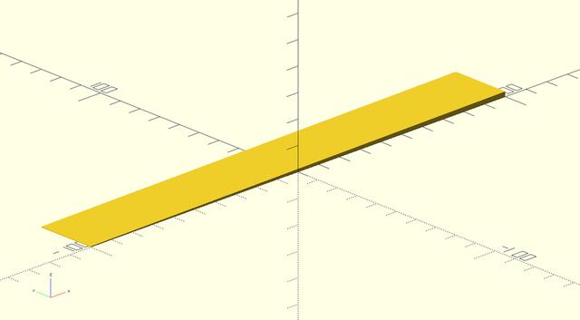 Door Threshold Spacer (Customizable) 3D model thumbnail