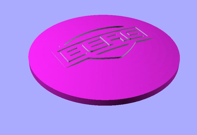 Berg Skelter Steering Wheel Cap 3D model thumbnail