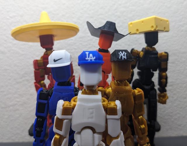 Dummy 13 Hat Pack 3D model thumbnail