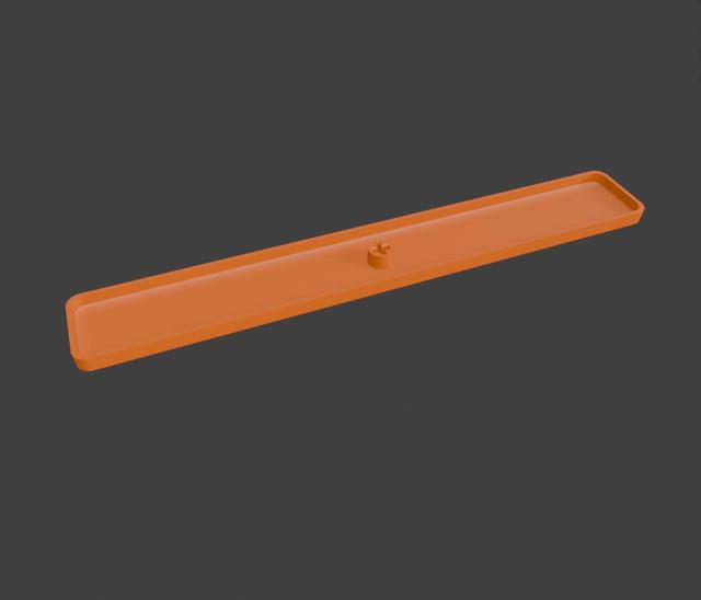 Cherry MX Low Profile Spacebar Keycap 3D model thumbnail