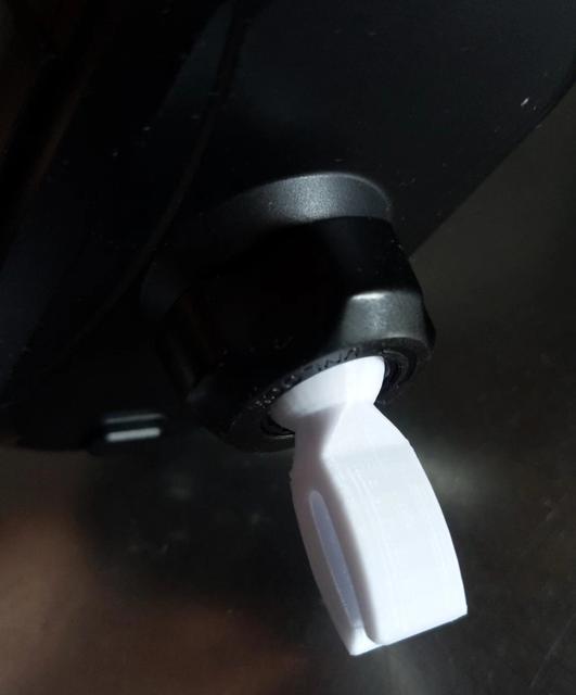 17mm Ball Joint Adapter the car ventilation clip 3D model thumbnail