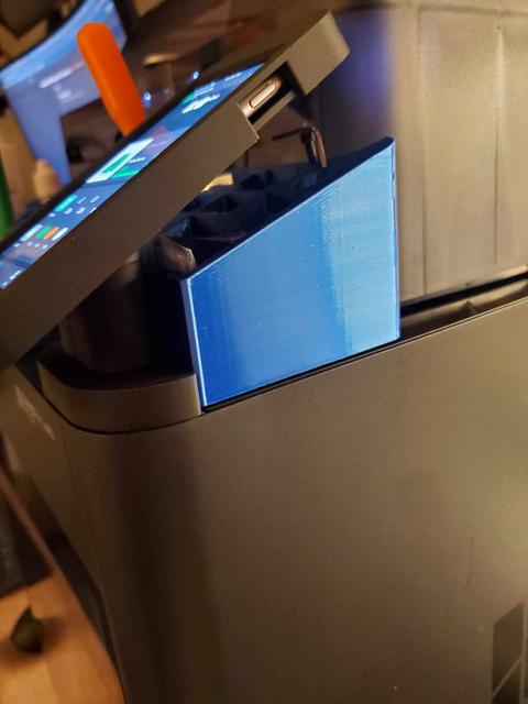 AMS Storage for P1S with clearance for Phone Mount 3D model thumbnail