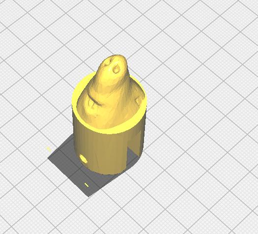 Whack a Mole For Super Toggly Fidget Button 3D model thumbnail