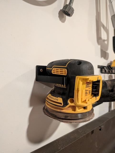 Dewalt Orbital Sander DCW210B wall mount 3D model thumbnail