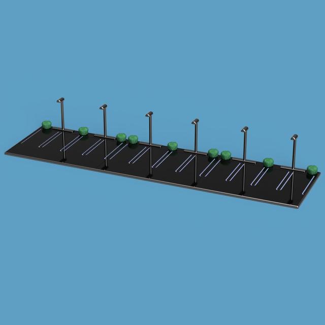 1/64 Modular Parking Lot Display 3D model thumbnail