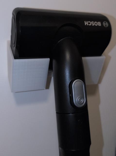 Wall mount for Bosch small hand held powered brush. 3D model thumbnail