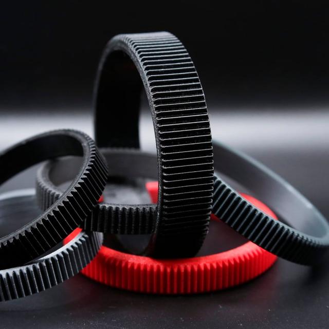 Bagues crantées rigides Cinemod sur mesure 3D model thumbnail