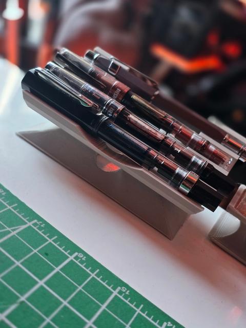 Fountain Pen Holder 3D model thumbnail