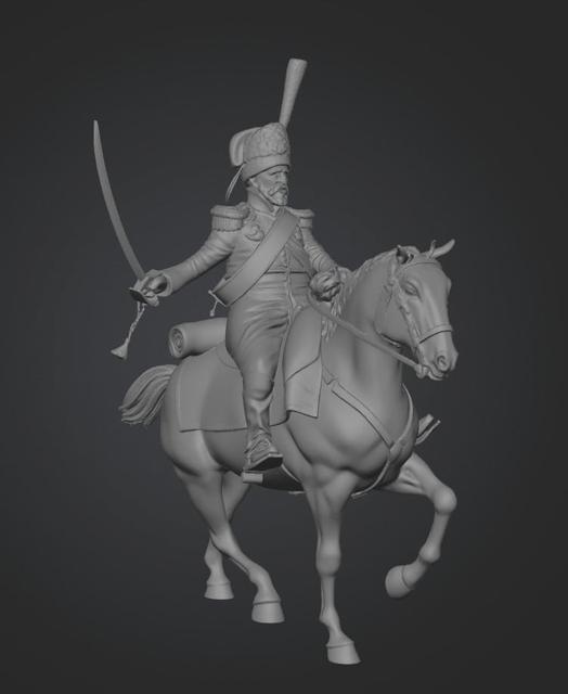 Cossack of the Life Guards, 1812–1814 3D model thumbnail