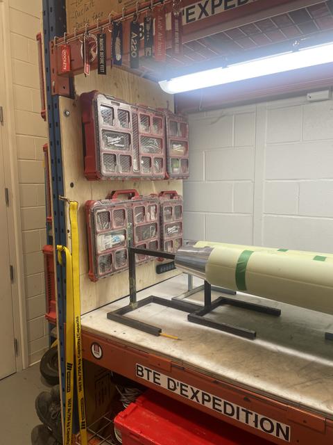 Milwaukee Packout 2x3 wall mount 3D model thumbnail