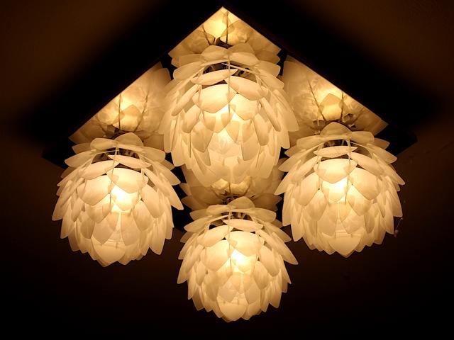 G9 Socket Lotus Lamp Shade 3D model thumbnail