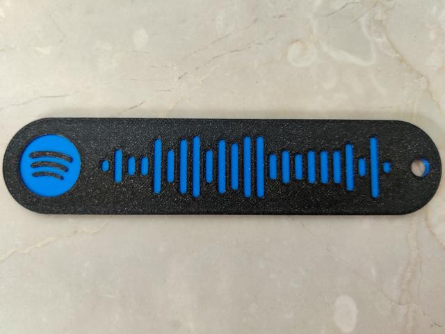 Spotify code - Customizable 3D model thumbnail