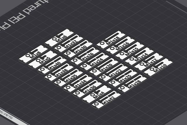 (UPDATED 30-JAN-2024) Printable Label Expansion Packs for Gridfinity Bins by Pred 3D model thumbnail