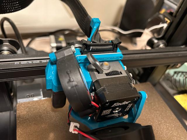 Sprite Extruder 0 Y Offset and 5015 hotend fan 3D model thumbnail
