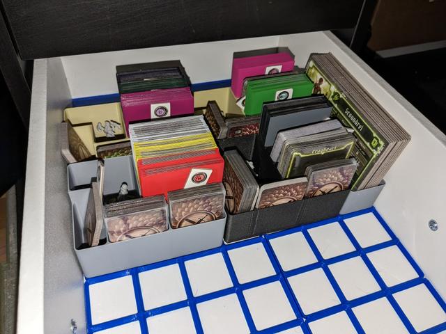 Gloomhaven/Frosthaven Gridfinity Character Tray (2x3) 3D model thumbnail