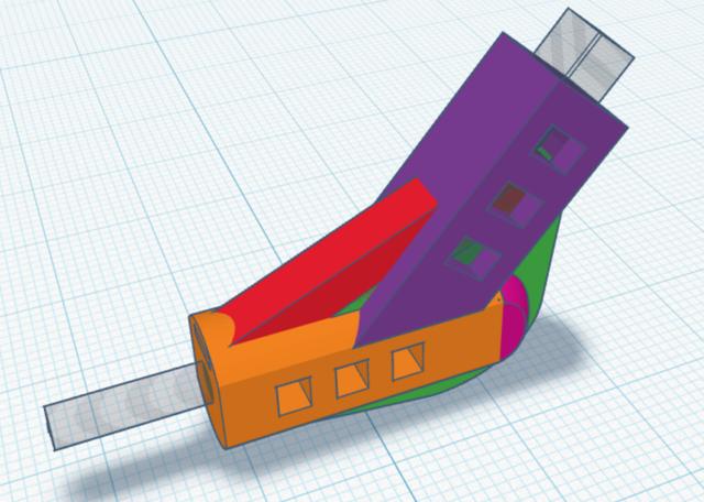 Slow Ultra Stick Landing Gear & Slow Ultra Stick Battery Tray 3D model thumbnail