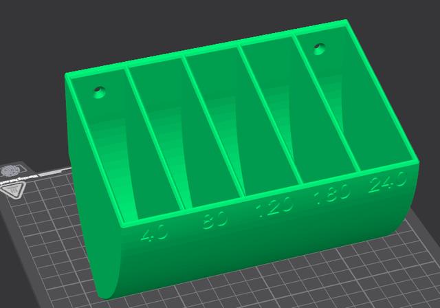Mouse Sander Paper holder 3D model thumbnail