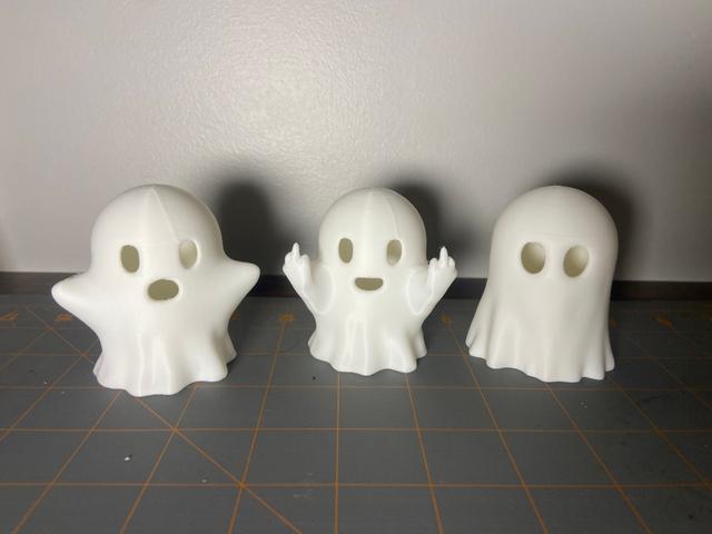 Halloween Ghost - Tea Lights 3D model thumbnail