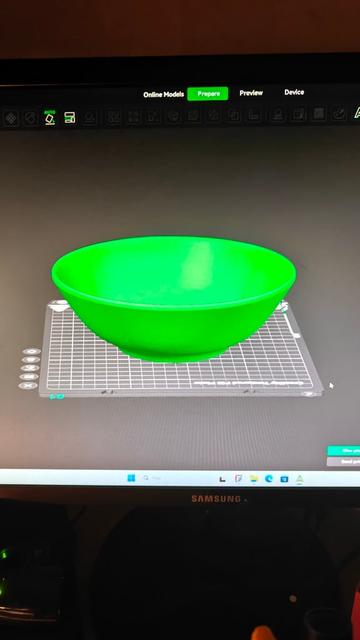 Basic bowl 3D model thumbnail