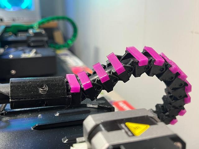 Ender 3 S1 Pro Bed Cable Chain Relief. 3D model thumbnail