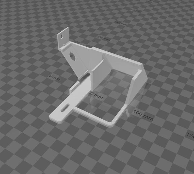Anycubic Kobra 3 Trash Deflektor Chute - Remix 3D model thumbnail