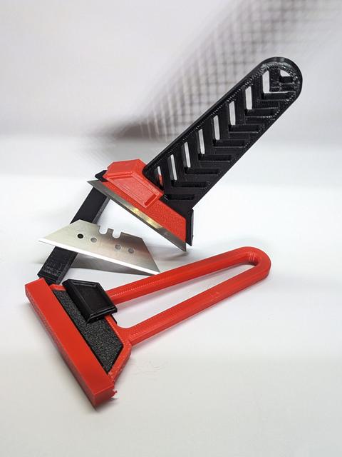 Screwless Scraper 3D model thumbnail