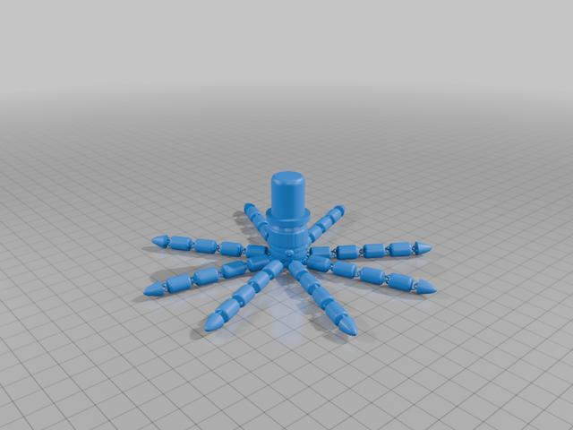 Mr. Octopus 3D model thumbnail