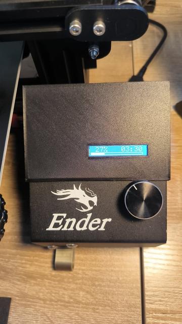 screen cover creality ender 3 V1 3D model thumbnail