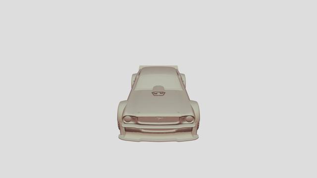 Ford Mustang Hoonicorn Scale1-60 for 3D-printing 3D model thumbnail