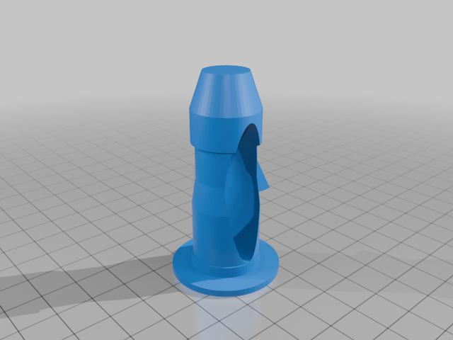 UK large wheelie bin pin 3D model thumbnail