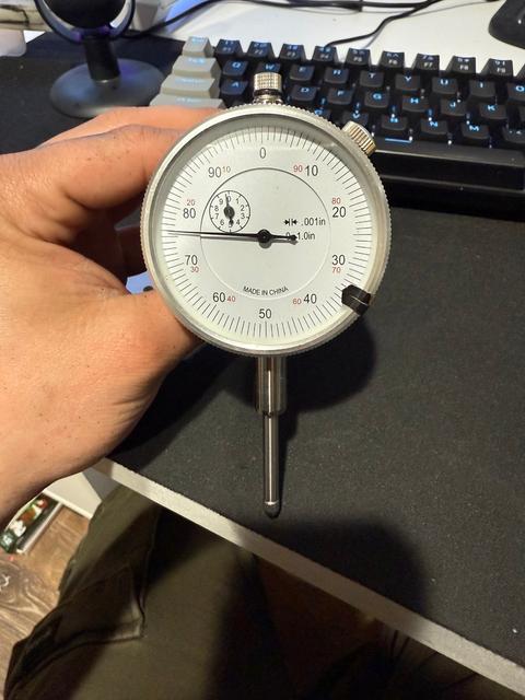 Stealthburner dial indicator mount for harbor freight dial 3D model thumbnail
