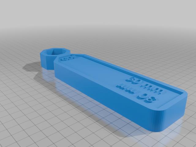 basic wrench 3D model thumbnail