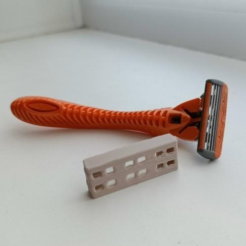 Shaver cover Big 3 hybrid 3D model thumbnail
