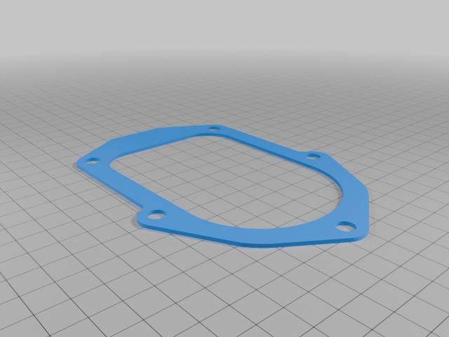 Cx500 Rotor Cover Gasket 3D model thumbnail