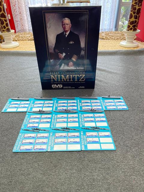 Fleet Commander Nimitz Total War Fleet Cards 3D model thumbnail