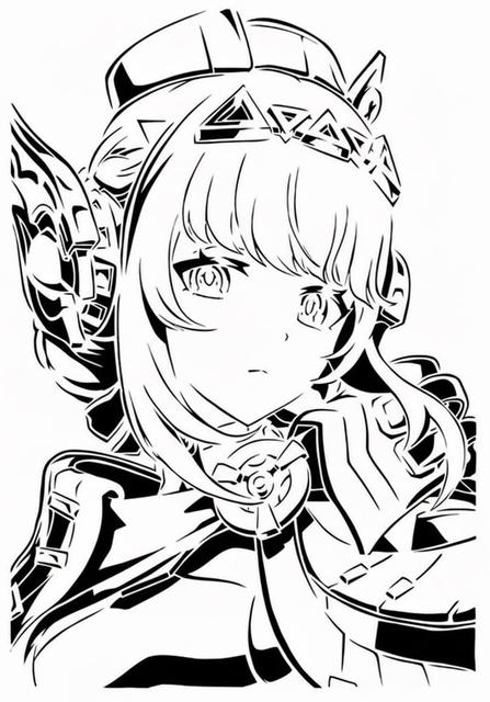 GI Ineffa stencil 3D model thumbnail