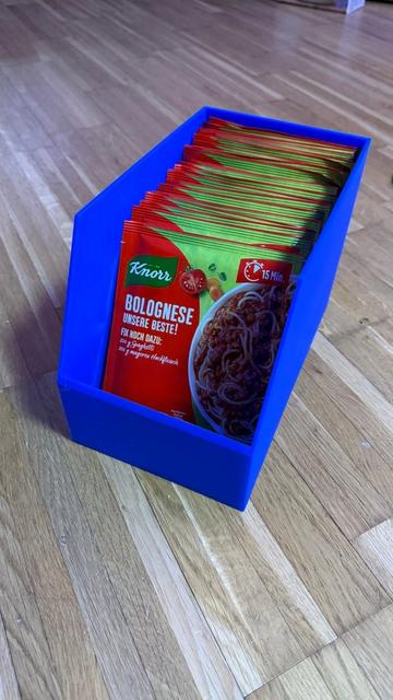 Knorr Soup Container for IKEA Billy Bookcase 3D model thumbnail