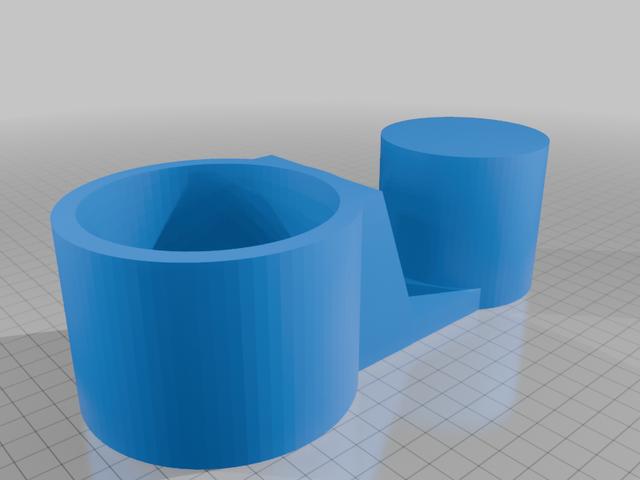 Cupholder Adapter 3D model thumbnail
