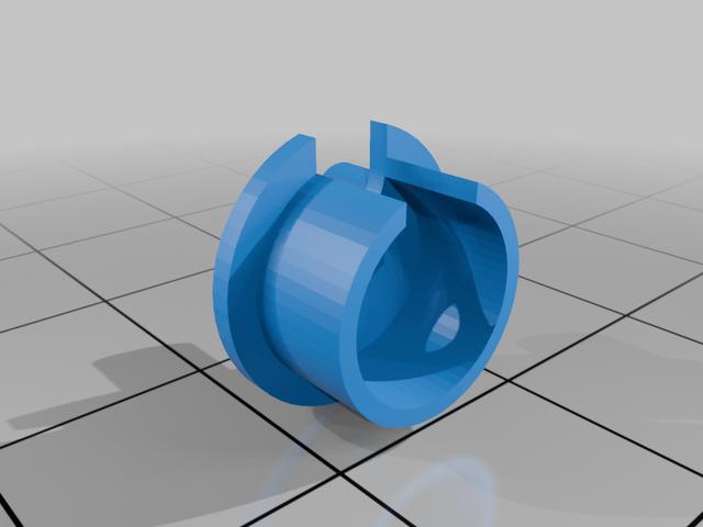 throttle slide cap carburator  3D model thumbnail
